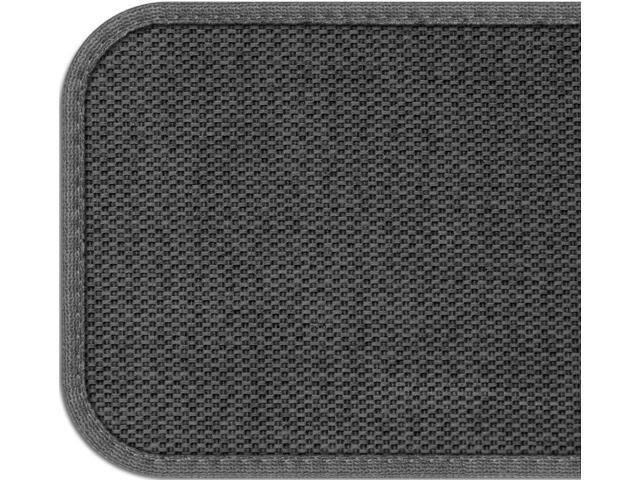 Set of 12 Gray Carpet Stair Treads O75308