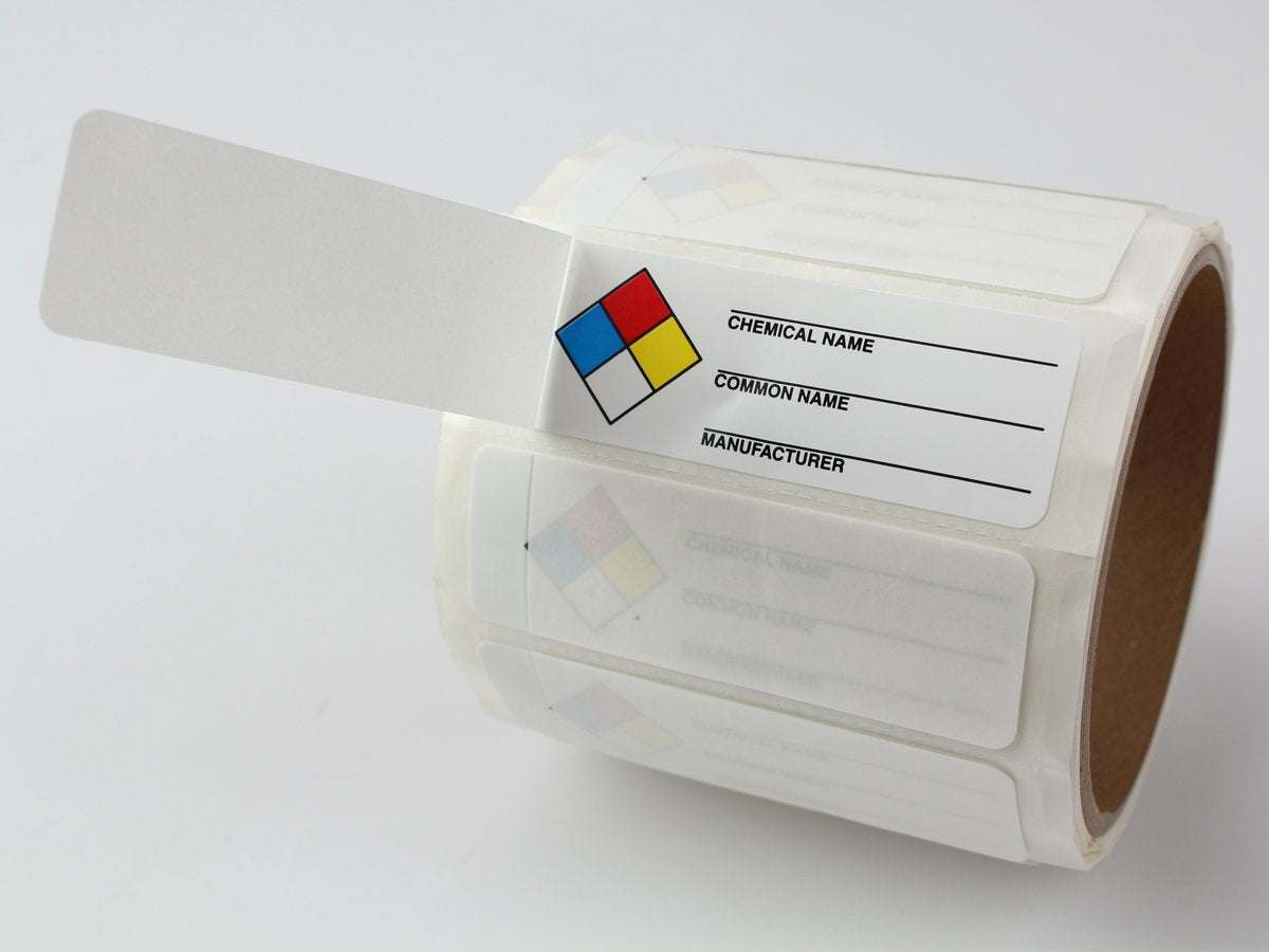 NFPA Self-Laminating Adhesive Vinyl Labels, Pack of 2 R2441