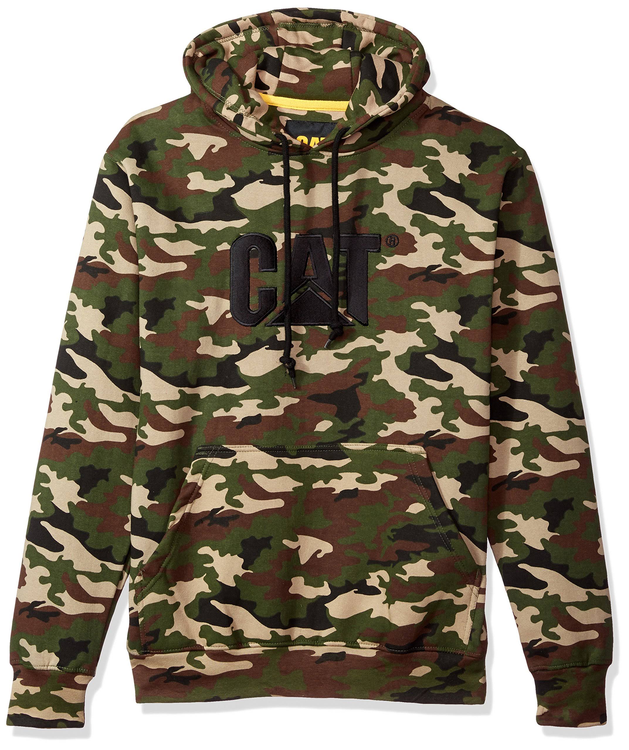 Woodland Camo Hooded Sweatshirt J825