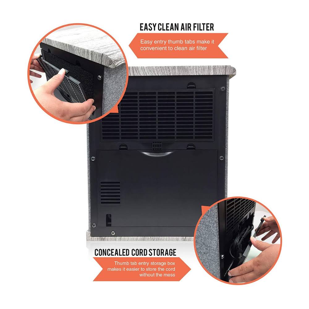 Gray Cabinet Heater L91255