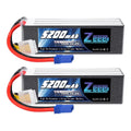 22.2V 100C 5200mAh 6S Lipo Battery EC5 Connector (2 Pack) G952258
