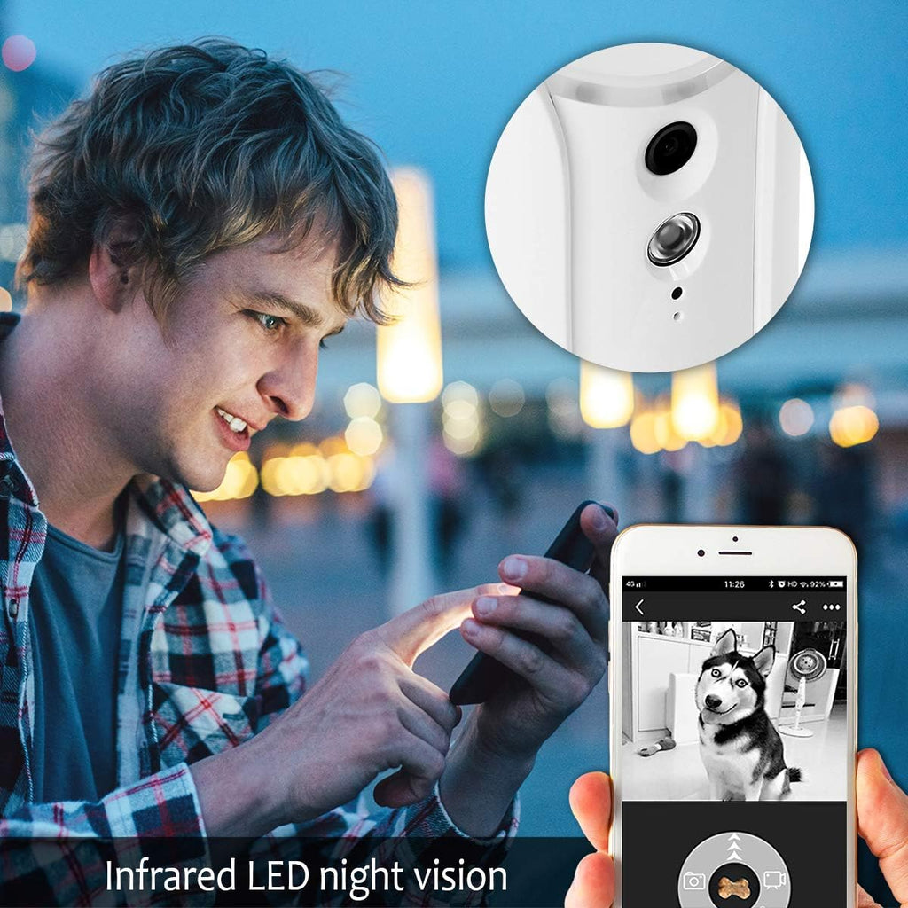 WiFi Pet Camera with Two-Way Audio and Night Vision B342385