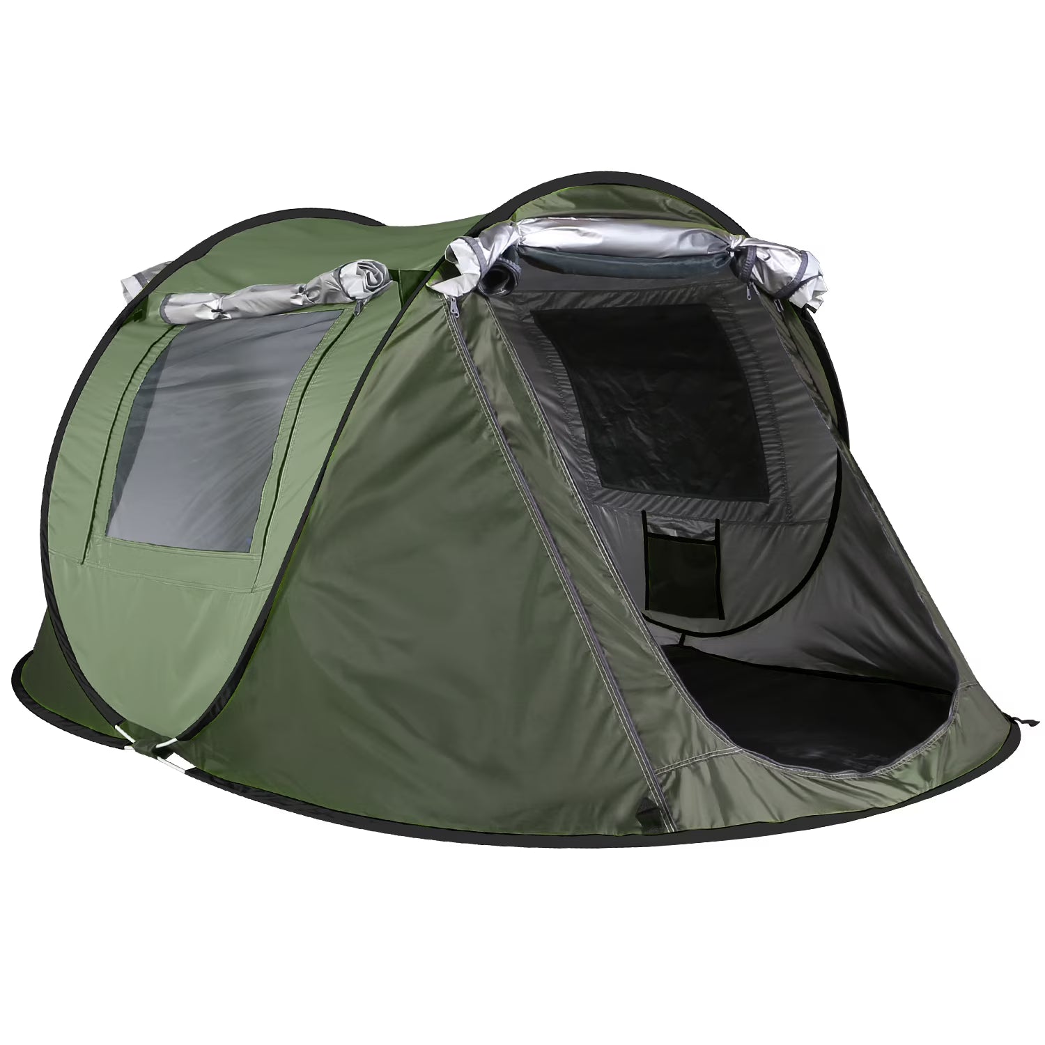 Green Pop Up Dome Tent with Carry Bag B506
