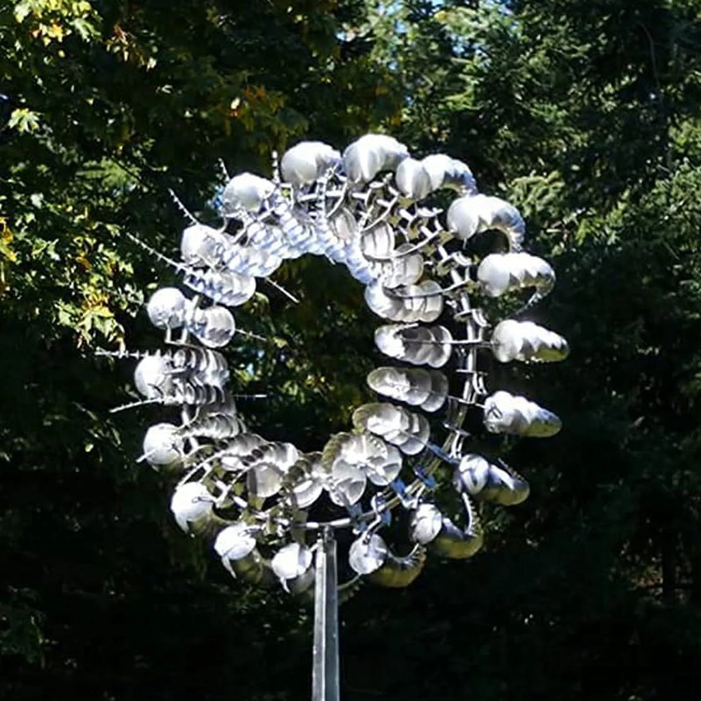 Kinetic Metal Wind Spinner for Patio Garden Decorations H71484