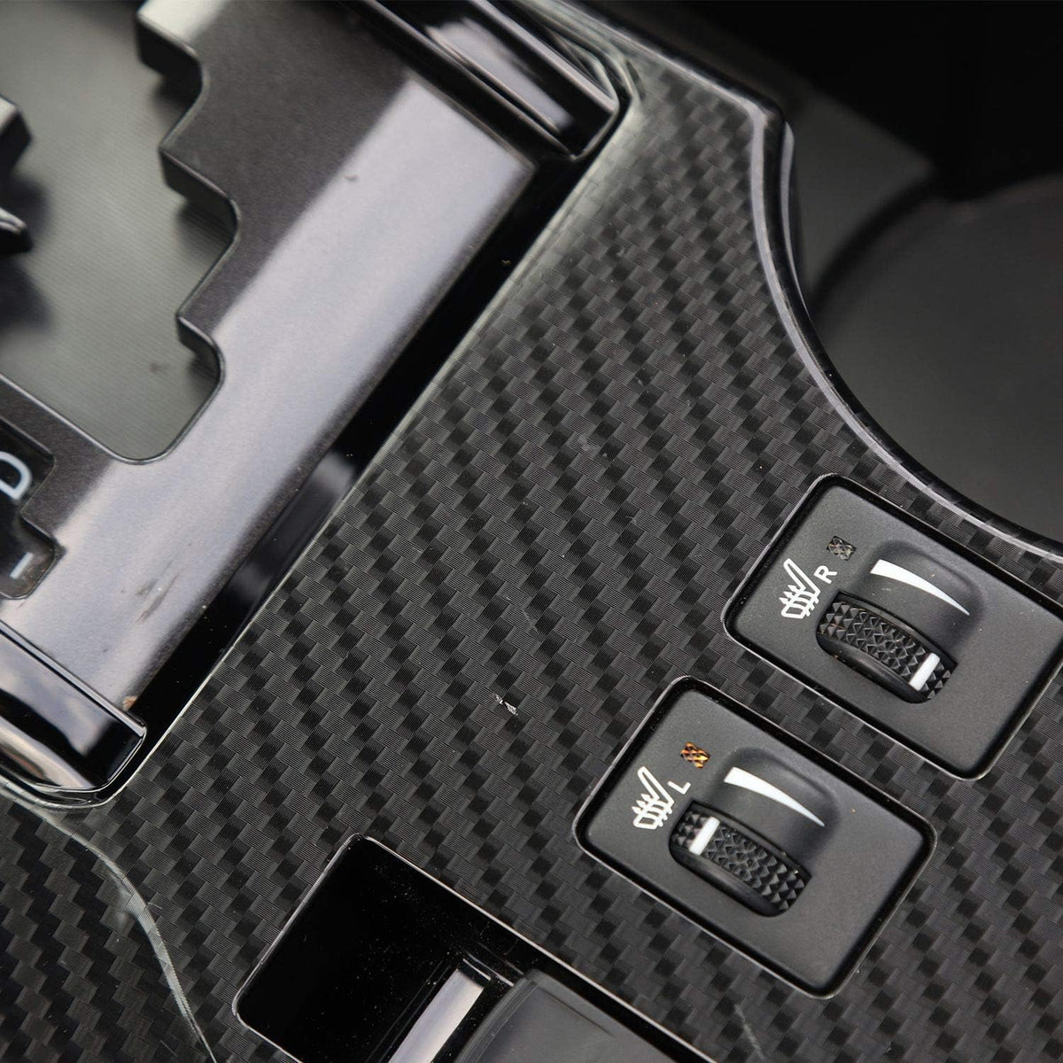 Carbon Fiber Grain Gear Shift Trim for Toyota 4runner SUV 2010-2019 S215