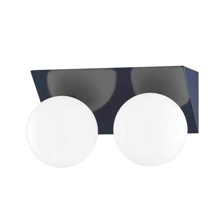 Polished Nickel Two Light Bath Bracket Q168