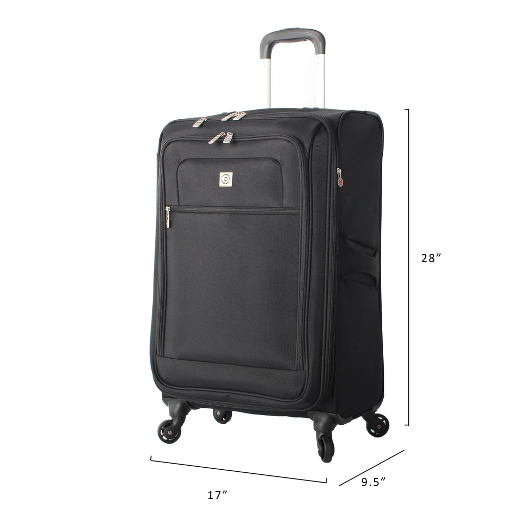 Black 28” Expandable Checked Luggage F46759