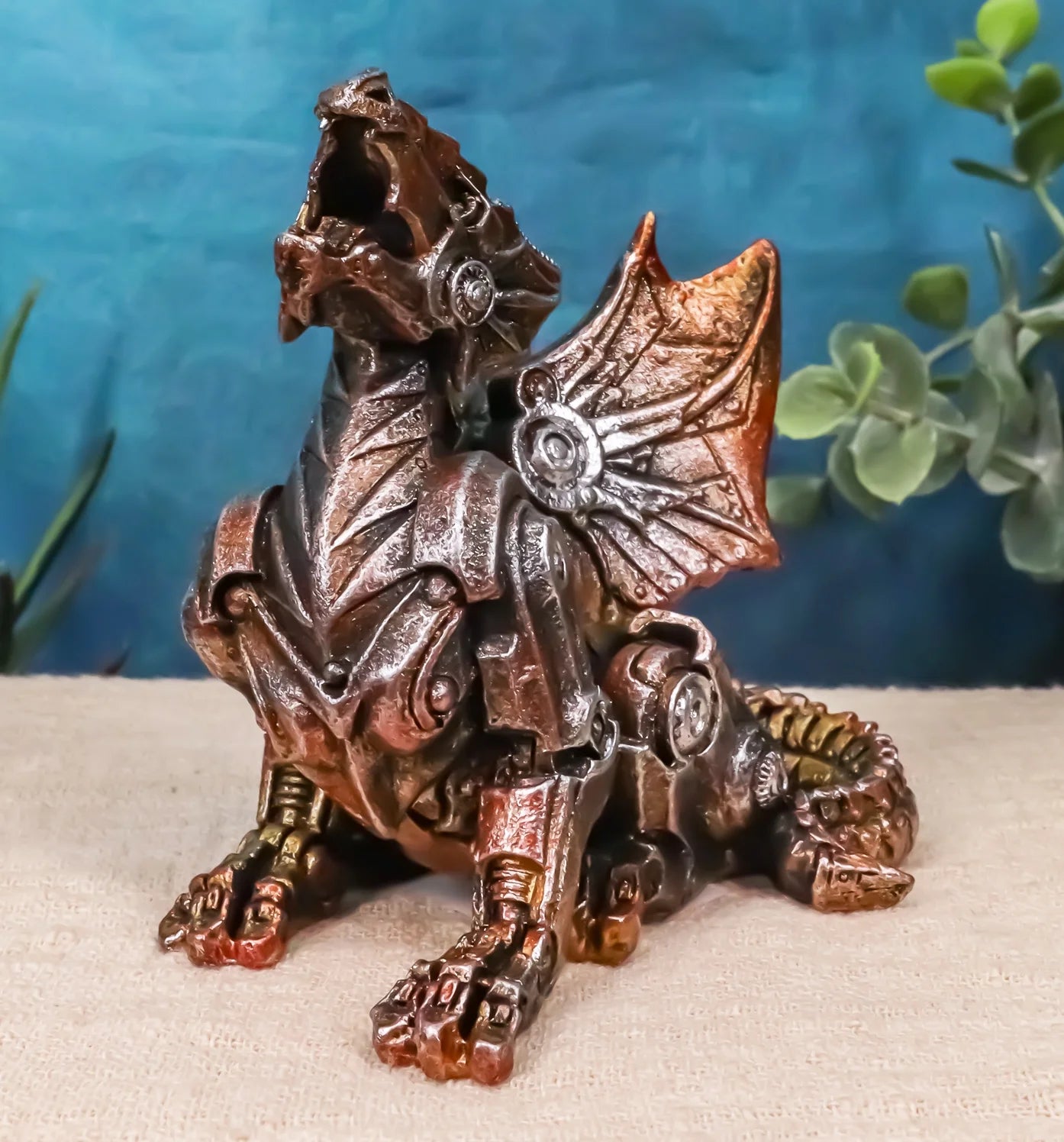 Steampunk Dragon Figurine L270281