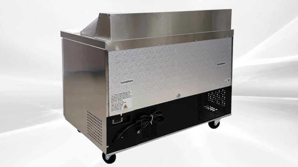 Commercial Mega Food Prep Table Refrigerator Cooler in Stainless Steel T91085