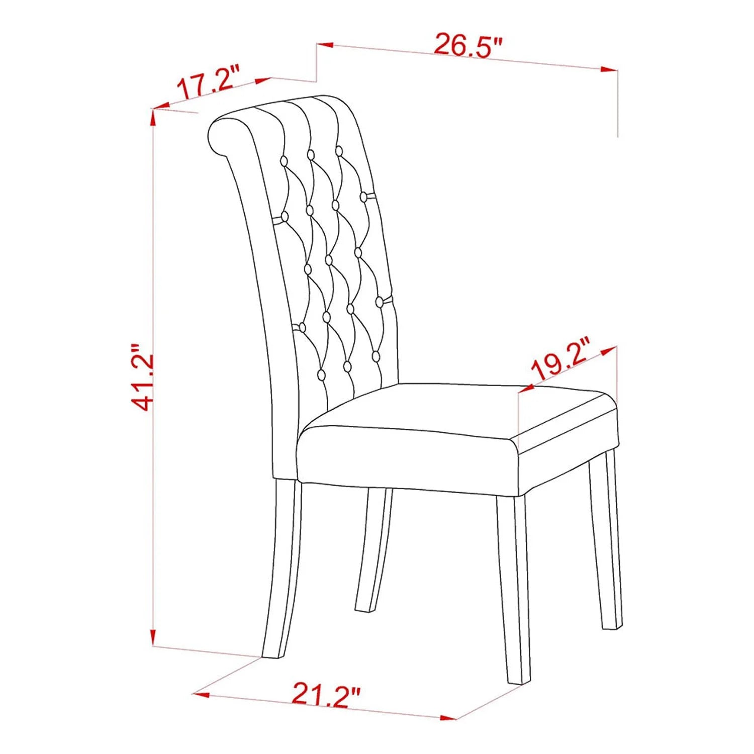 Oak 3-piece Wood Dining Room Set P829