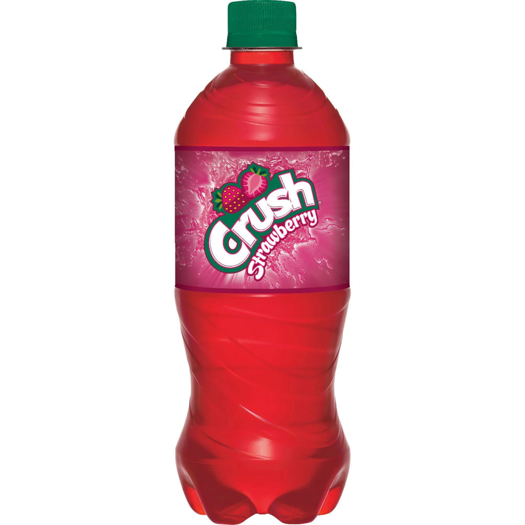 Crush Strawberry Soda 20oz Bottles, Quantity of 10 W6752