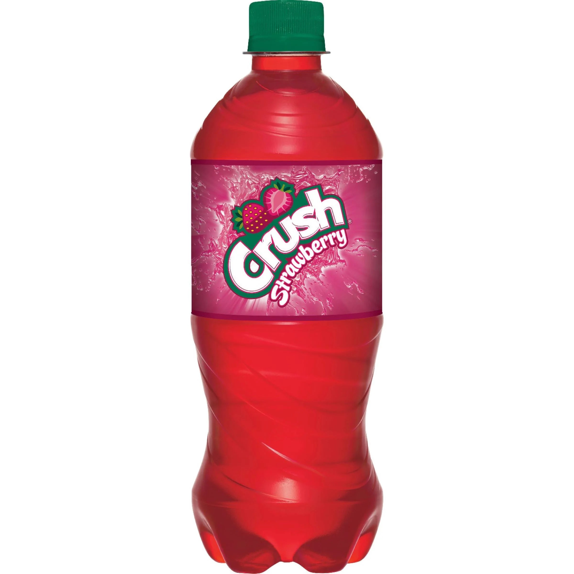 Crush Strawberry Soda 20oz Bottles, Quantity of 10 W6752