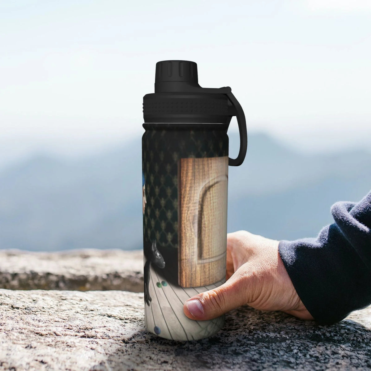 18OZ Insulated Stainless Steel Water Bottle V997188
