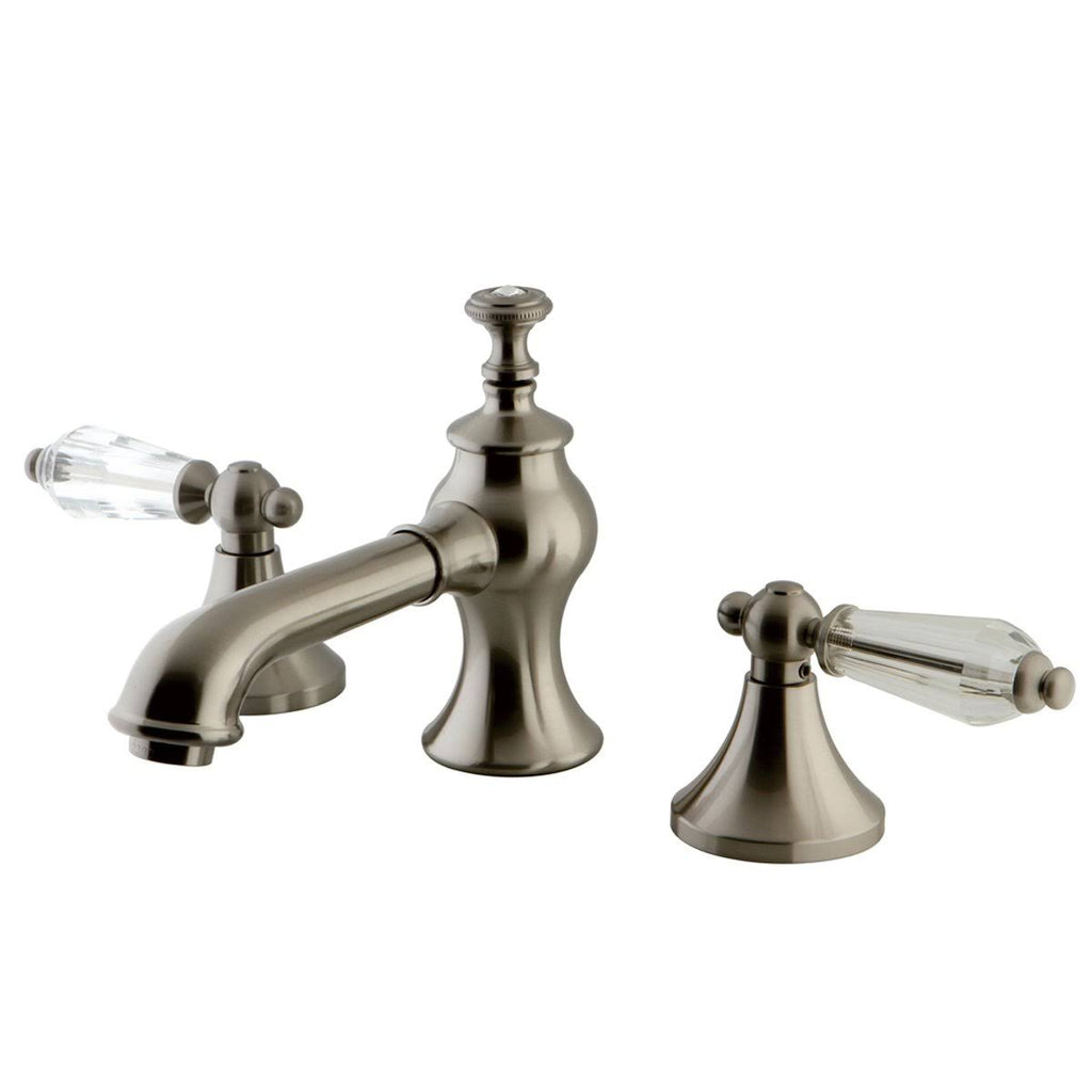 Oil Rubbed Bronze Widespread Lavatory Faucet with Brass Pop-Up R528
