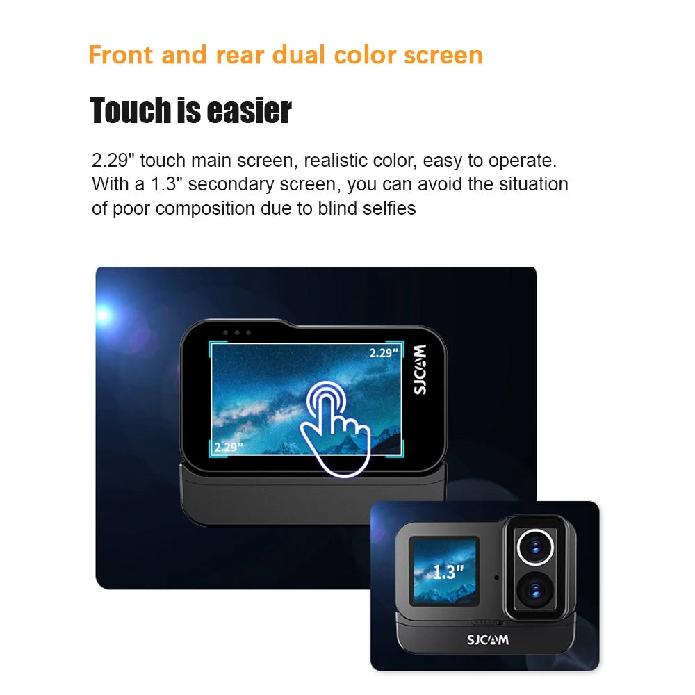 4k Waterproof Dual Screen Action Camera Q7942