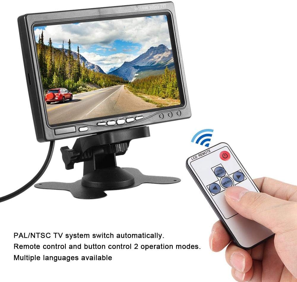 7in High Definition Reverse Rearview Display Car Monitor J465