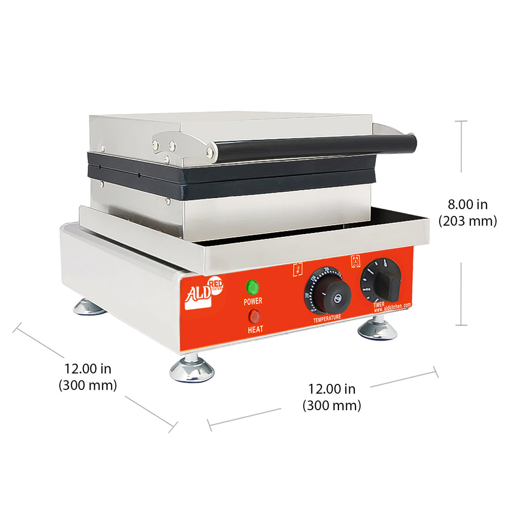 Red Waffle Stick Maker W23411