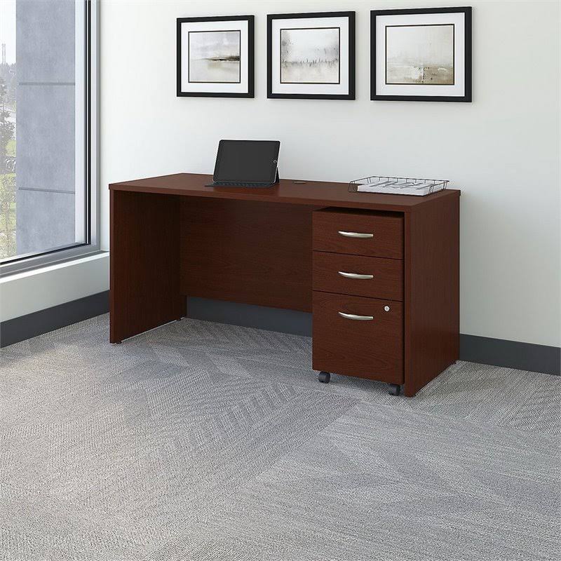Mahogany Office Desk with Drawers H492074