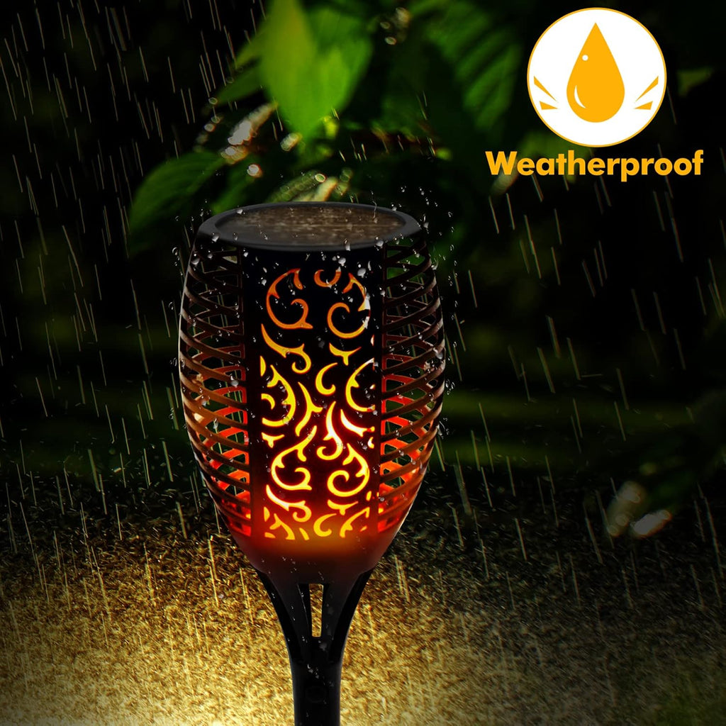 4 Pack Solar Waterproof Torch Light M737011