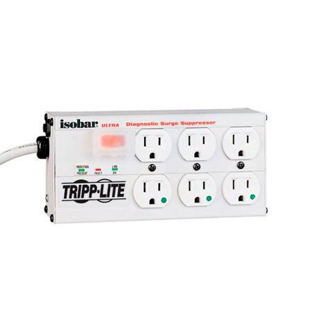 15 ft Metal Surge Protector 6 Outlet 3330 Joule V28918
