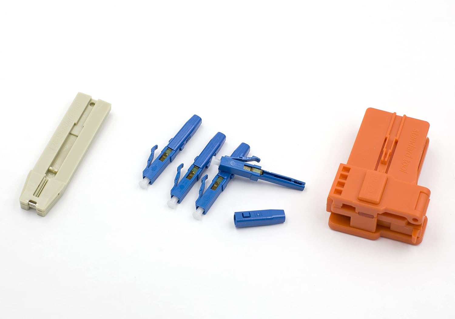 200pcs Fiber Optic Quick Connector with Matched Tools Single Mode 9/125 N8301
