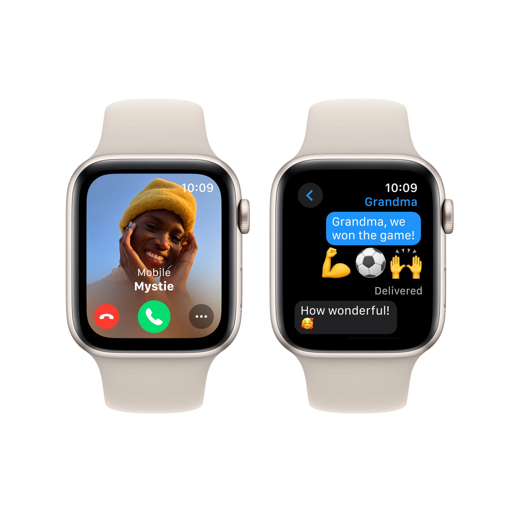 Apple Watch SE GPS 40mm Starlight Aluminum Case with Starlight Sport Band J718995