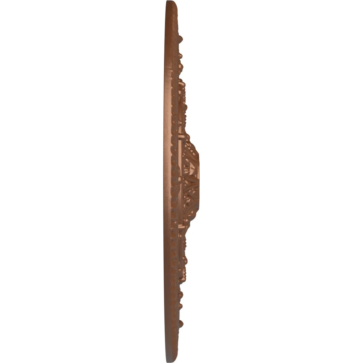 Naple Ceiling Medallion, Hand-Painted Polished Copper O18317