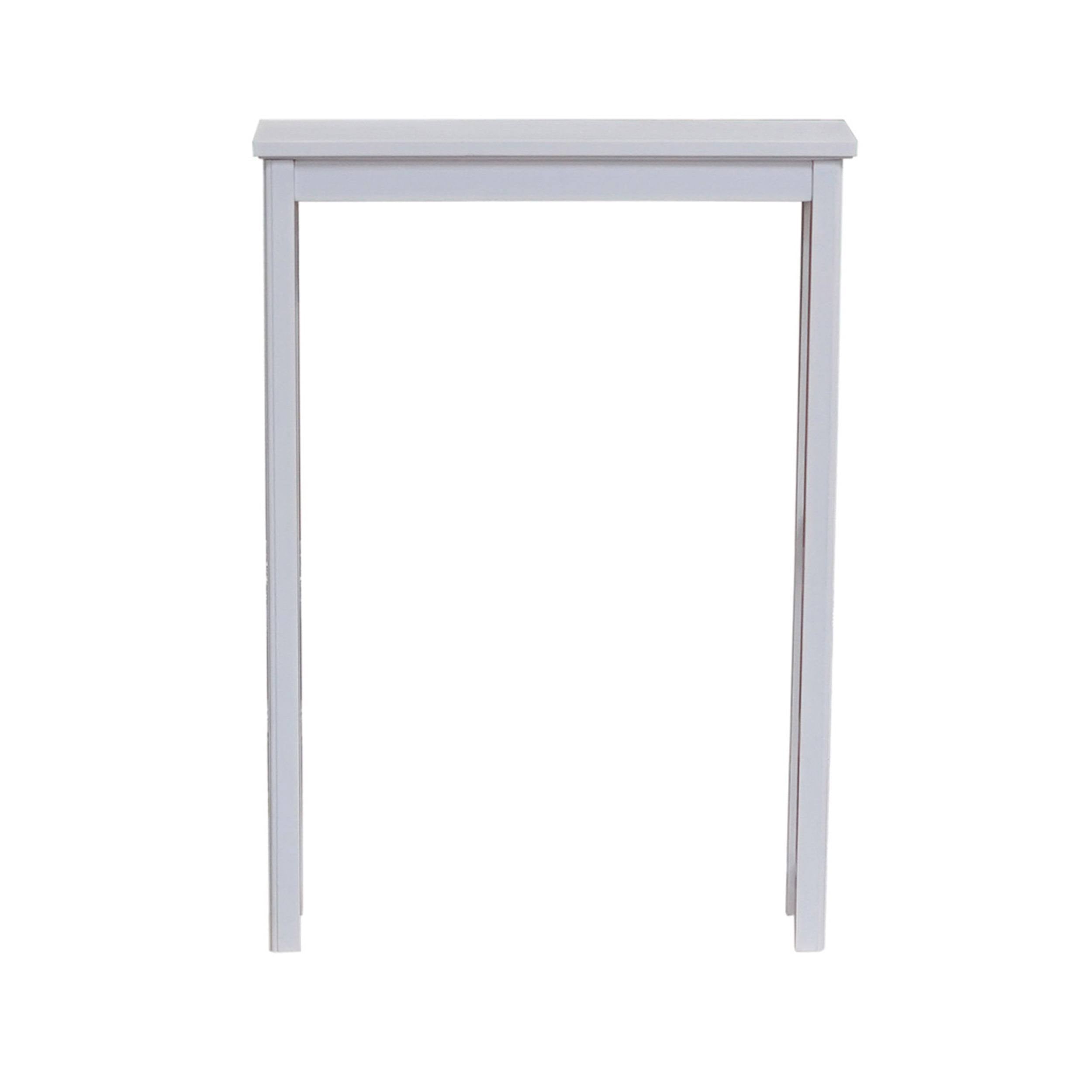 White Over The Toilet Storage Cabinet with Glass Doors L675