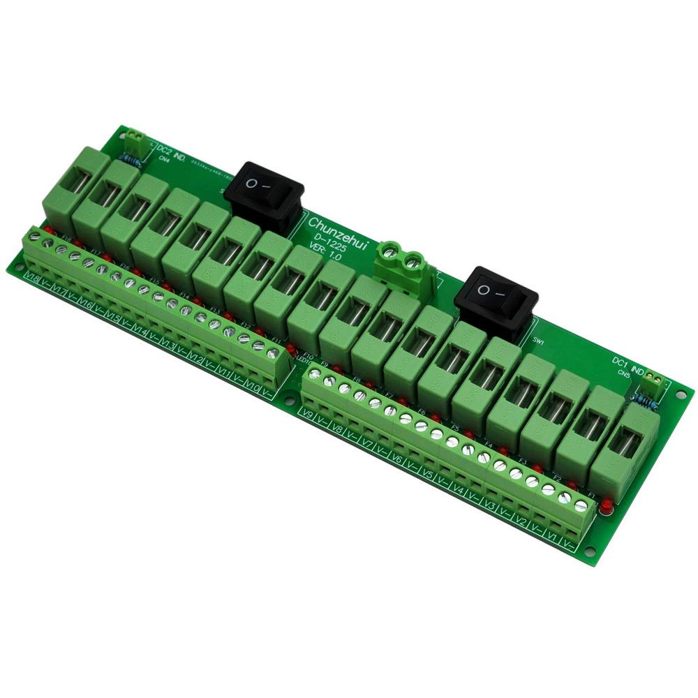 18 Channels 12V 24V 20A Power Distribution Fuse Module E542904
