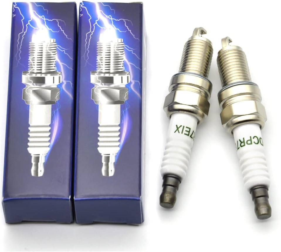 2Pcs Double Iridium IX Spark Plugs DCPR7EIX Pack of 2 U685