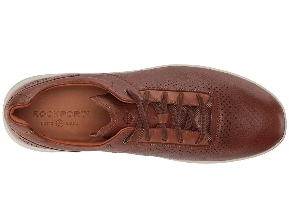 Tan Plain Toe Men&s Shoes Q8325
