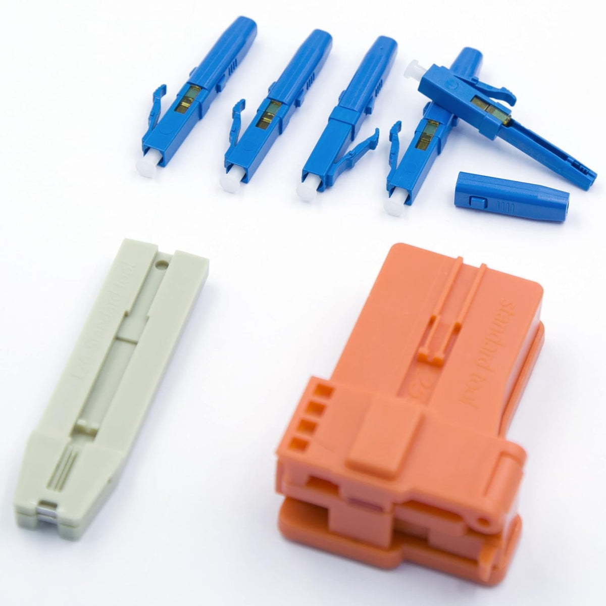 200pcs Fiber Optic Quick Connector with Matched Tools Single Mode 9/125 N8301