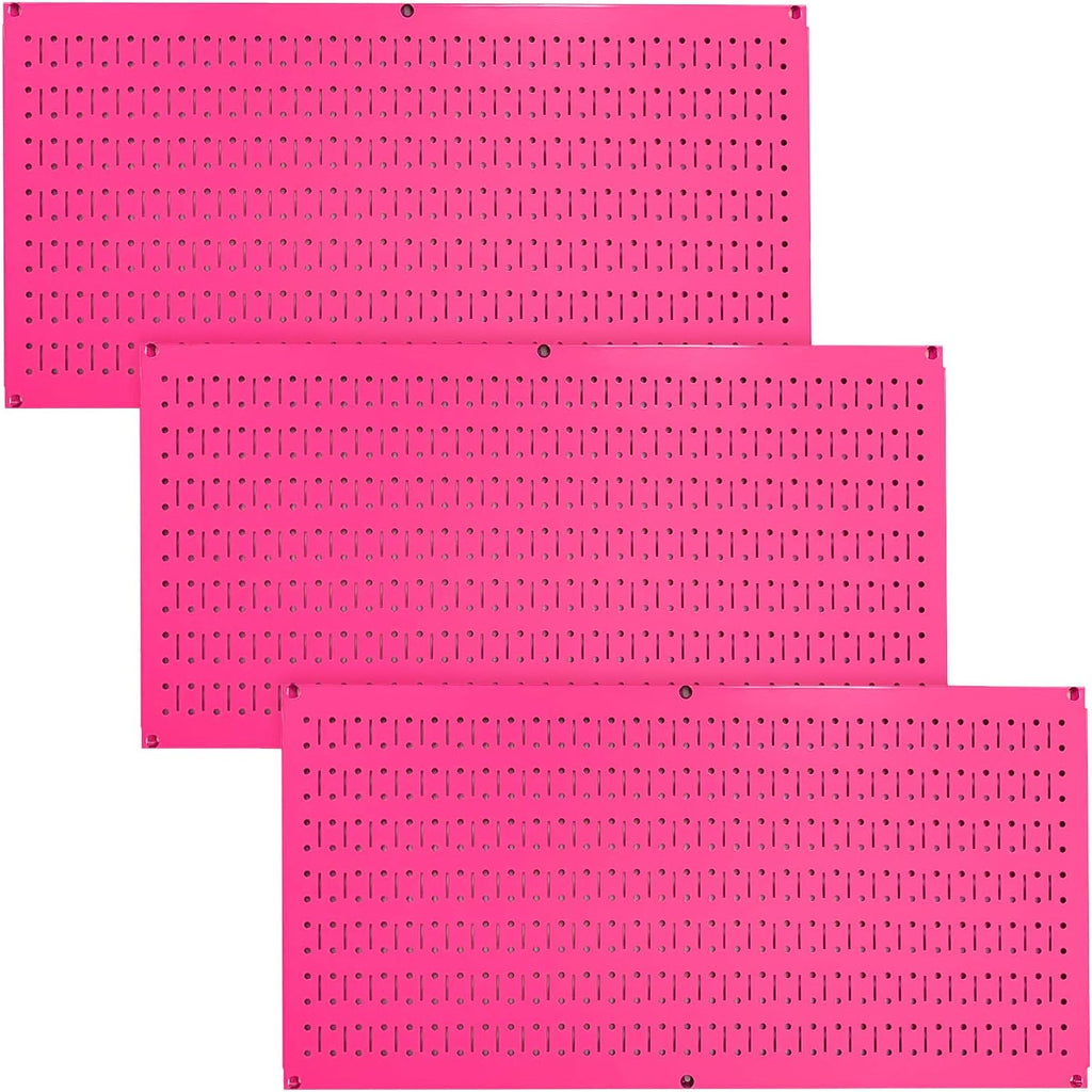 3 Pack Black Metal Pegboards Y788