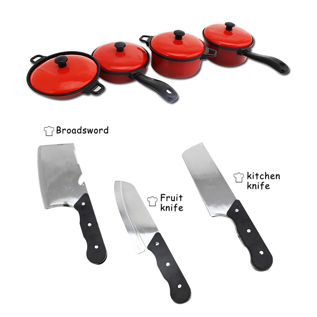 13 Piece Kitchen Toys Set with Pots and Pans T2092