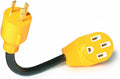 12 30Amp 4 Prong Locking Male to 50Amp Standard Female Generator Adapter Pack of 2 C1681