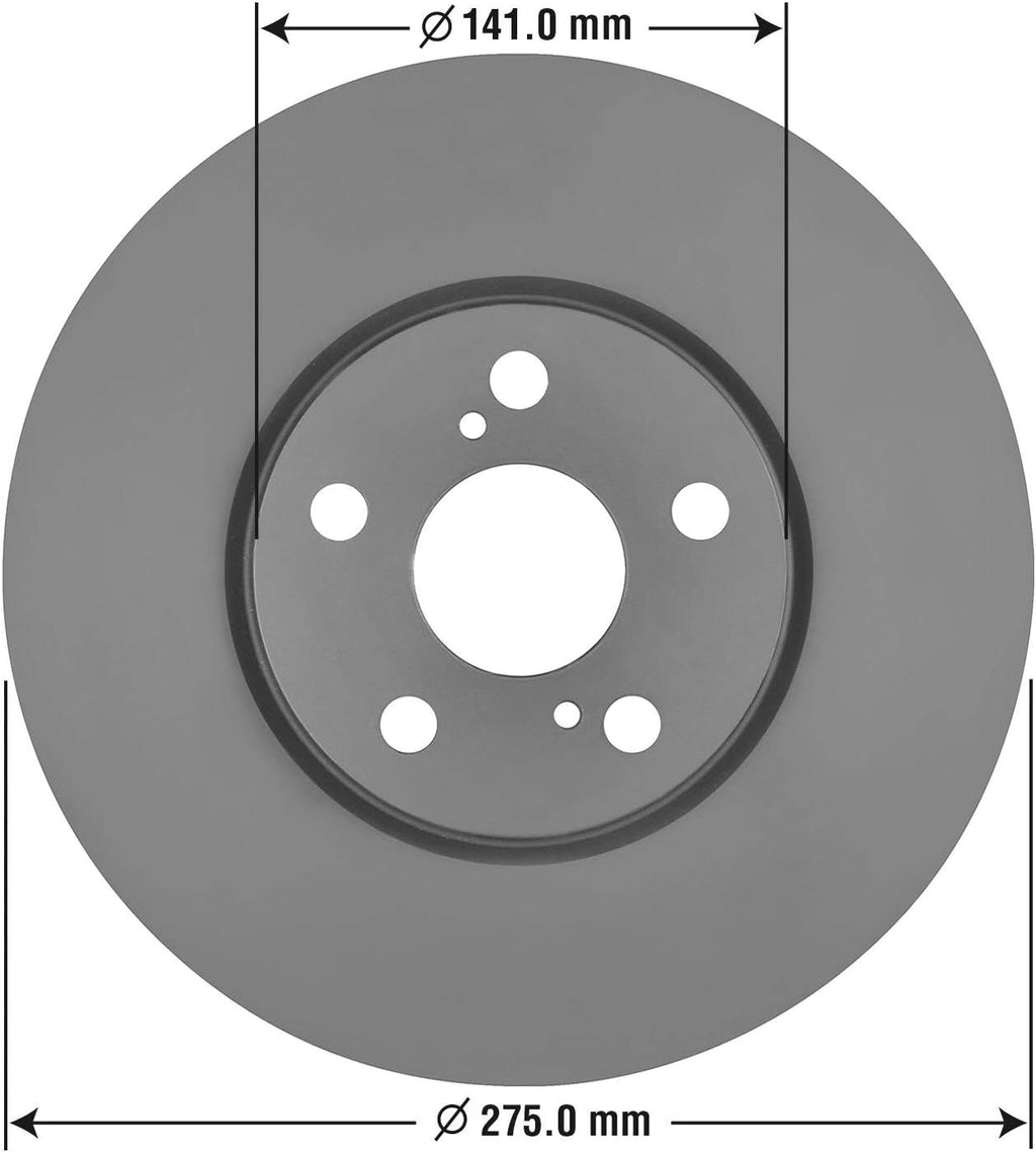 Front Brake Rotor Pack of 2 T225395