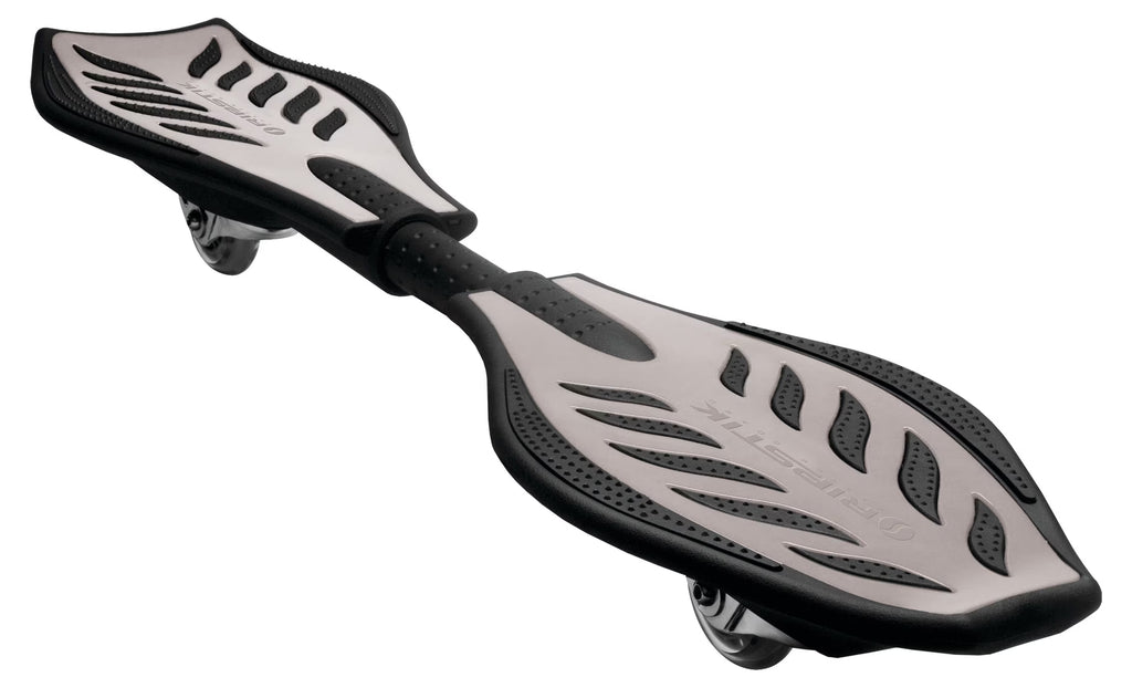 RipStik Caster Board Classic - Silver, 2 Wheel Pivoting Skateboard with 76 MM, 360-Degree Casters S883633