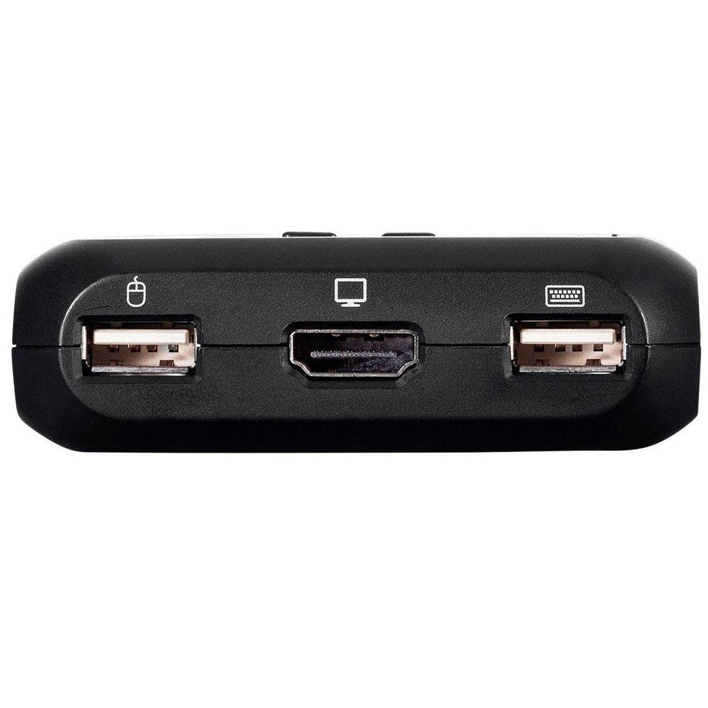 2-Port USB HDMI/Audio Cable KVM Switch with Remote Port Selector Y9008