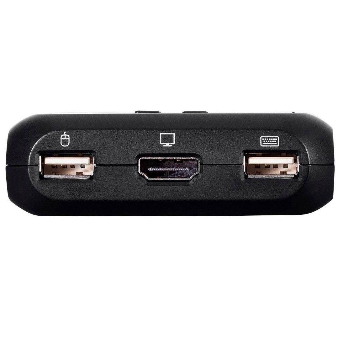 2-Port USB HDMI/Audio Cable KVM Switch with Remote Port Selector Y9008
