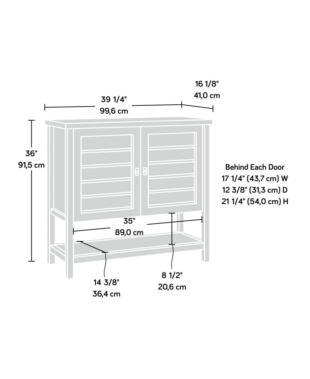 Mystic Oak Console Table V542