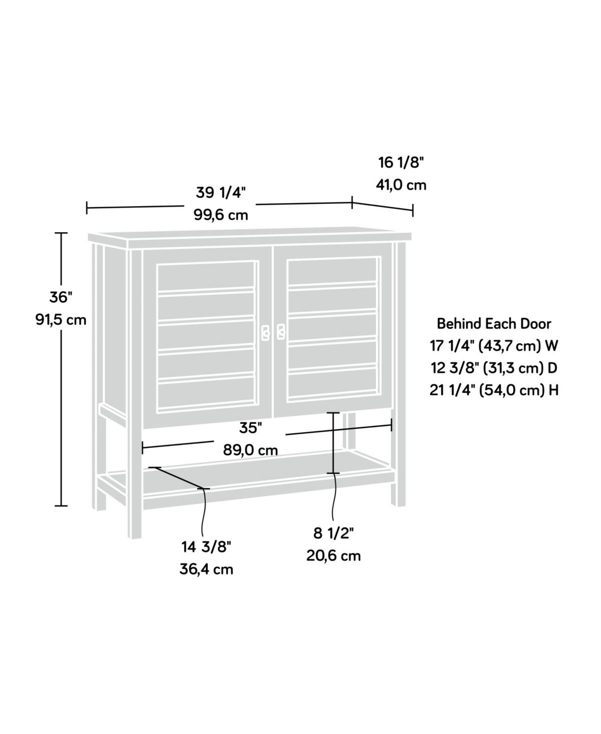 Mystic Oak Console Table V542