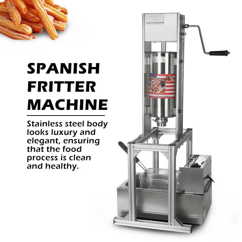 5L Vertical Manual Churrera with Deep 6L Fryer V134690