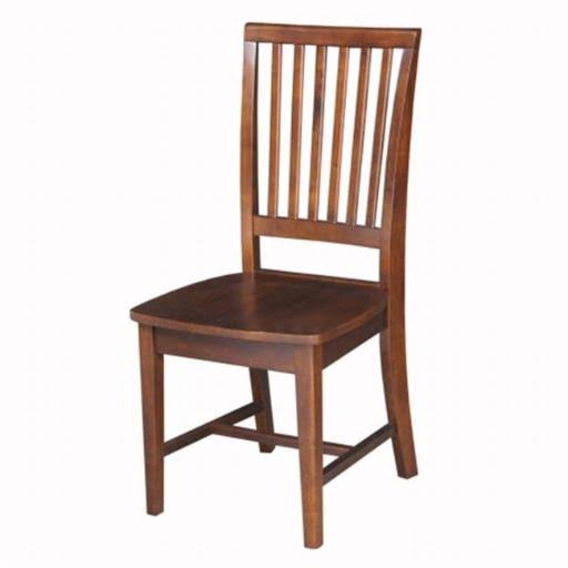 Espresso Mission Side Chair (Pack of 2) V5387