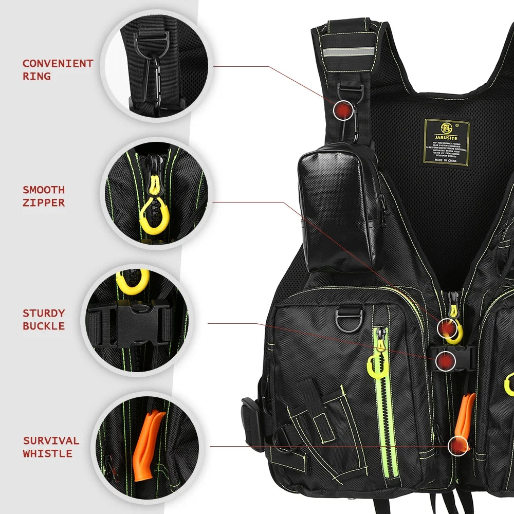 Fishing Life Jacket Waistcoat W198358