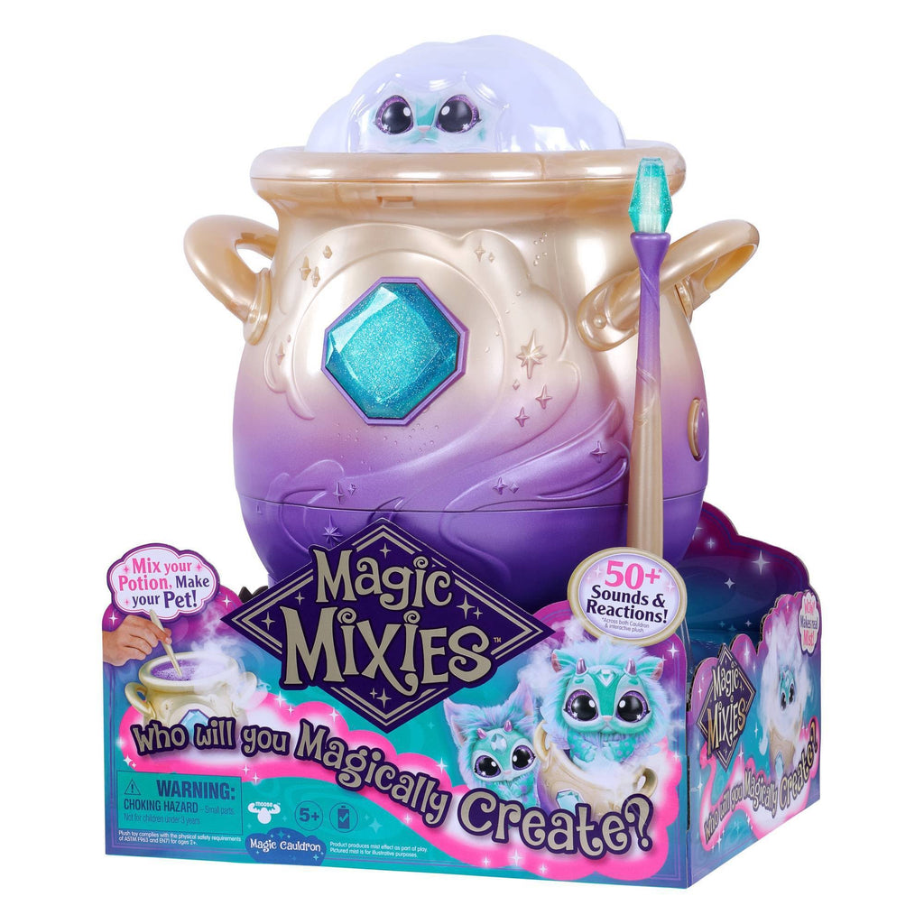 Blue Interactive Plush Toy Magical Misting Cauldron F520591
