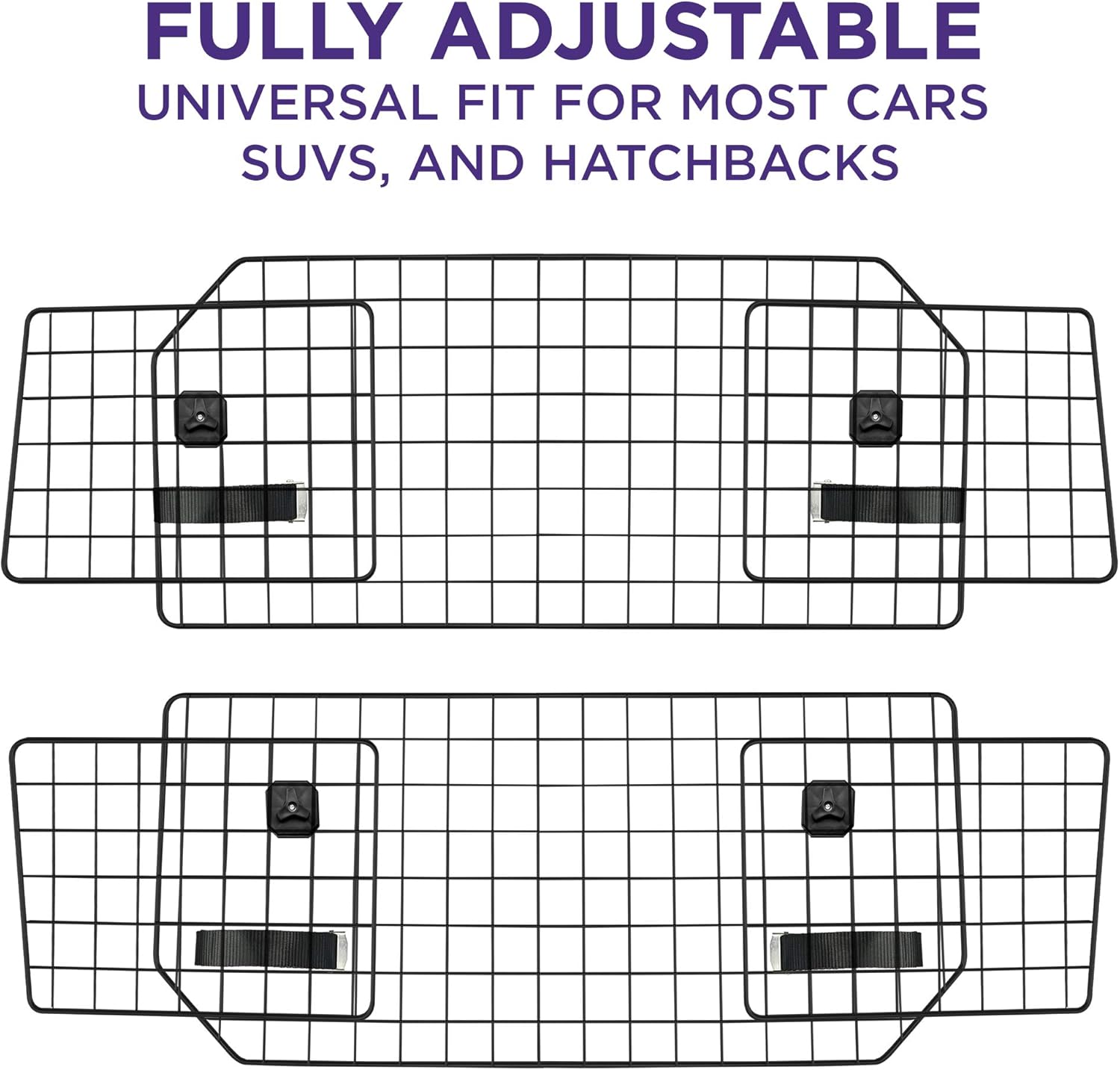 Adjustable Heavy-Duty Wire Mesh Dog Barrier Pack of 2 P539946
