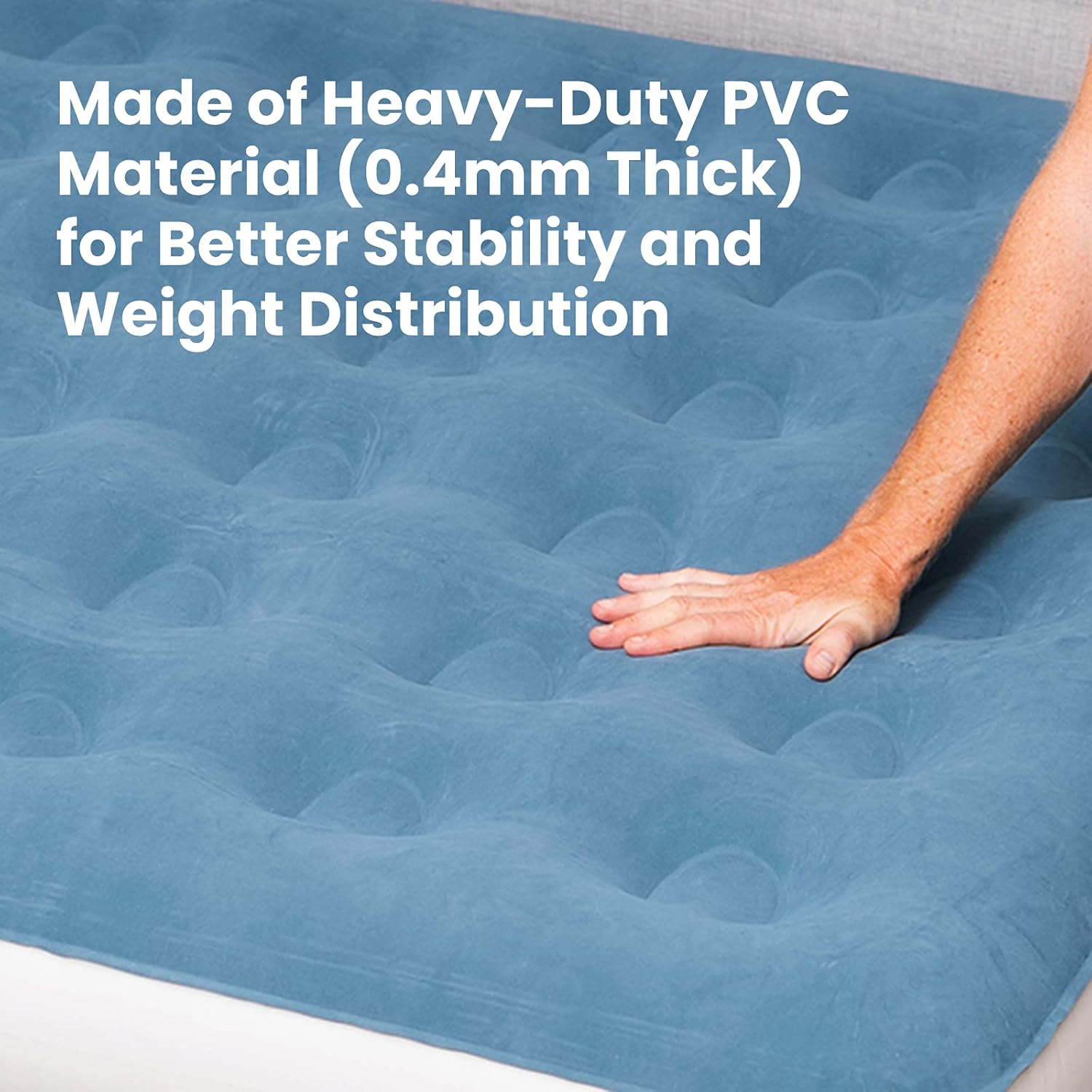 Pack of 2 Inflatable Air Mattress with Rechargeable Electric Pump P84656