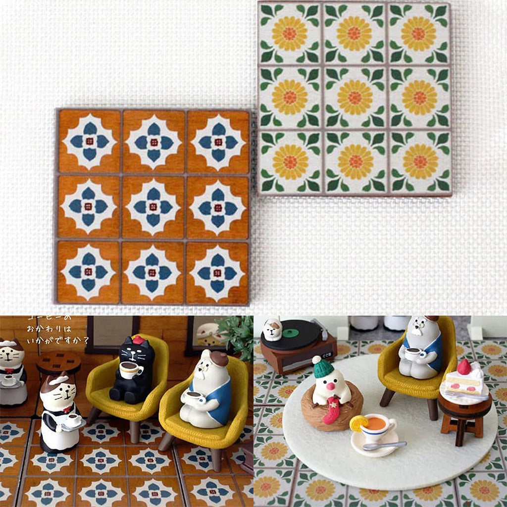 1/6 1/12 Scale Dollhouse Miniature Retro Wooden Floor Decoration G9474