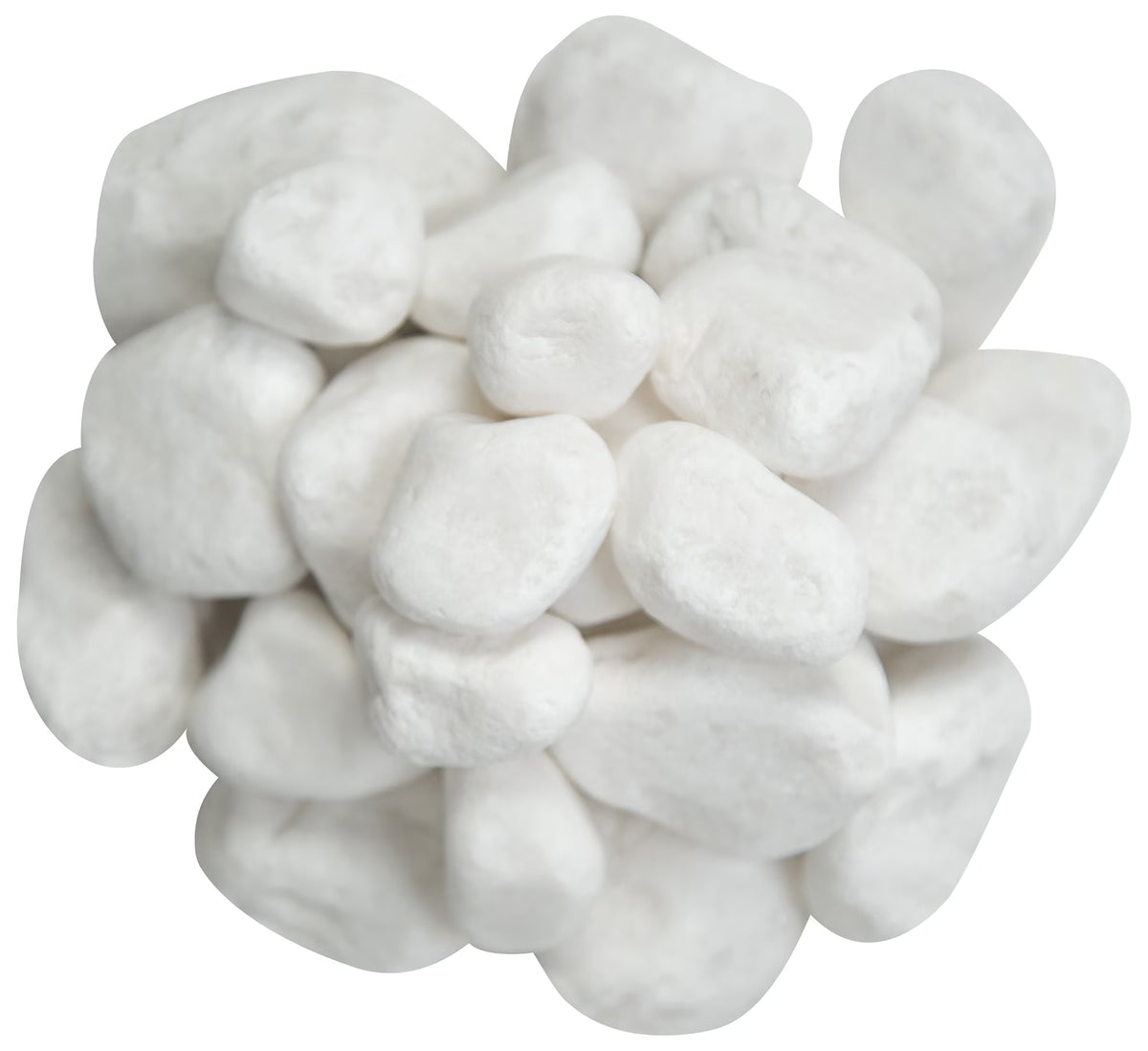 White Marble Bagged Pebbles P47894