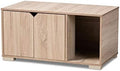 2-Door Wood Cat House T74986